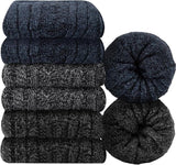 Thermal Socks Mens | Best Thermal Socks for Men | Mid Calf Thermal Socks | Winter Extra Warm Socks Mens | Hiking Boot Chunky Wool Socks Mens Uk 6-11