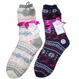 Best Thermal Socks Womens | Ultra Warm Socks for Women  | Christmas Socks | Chunky Slipper Socks women | Non-Skid Gripper Socks UK 4-8