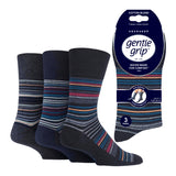 Gentle Grip Non Binding Mens Socks | Men's Non Binding Crew Socks | Men's Gentle Grip Socks Big Foot | Soft Honeycomb Socks Mens UK 6-11