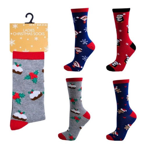 Premium Best Cotton Socks Women | Warm Socks Women | Breathable Womens Socks | Assorted Ladies Socks 4-7 UK