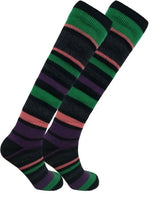 Best Thermal Socks Womens | 2.3 Tog Ultra Warm Socks for Women | Striped Thermal Socks Women | Super Soft Winter Socks for Women 4-8 UK