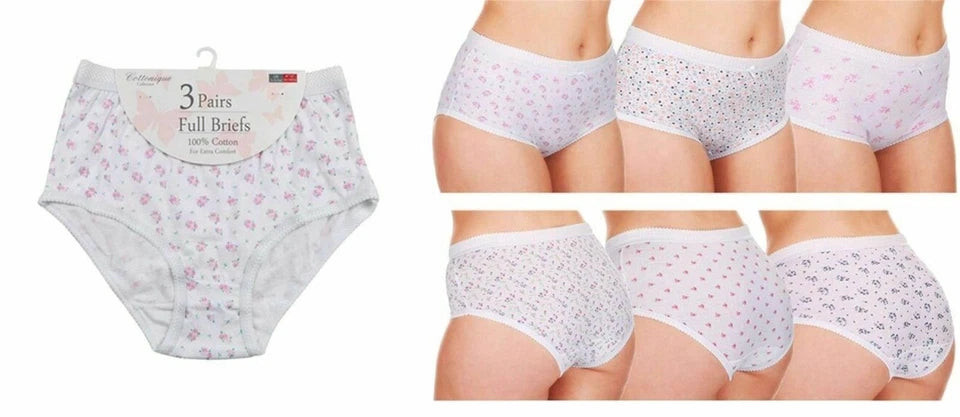 Best Underwear for Women | Womens Short Knickers | Ladies Knickers | Women's Ladies Briefs | Cotton Black Pastel White Underwear Loral